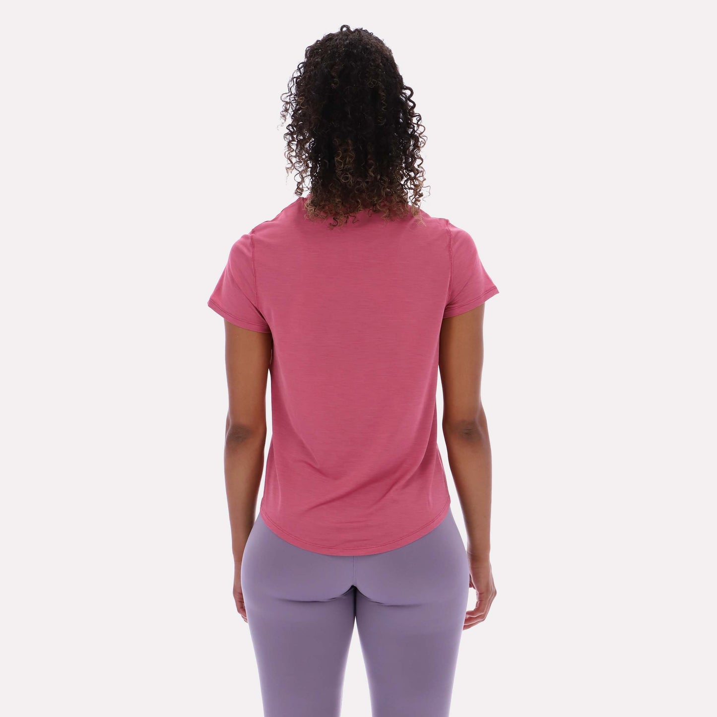 REEBOK APPAREL WOMEN RBK-CHILL Athletic T-Shirt STUDIO PINK