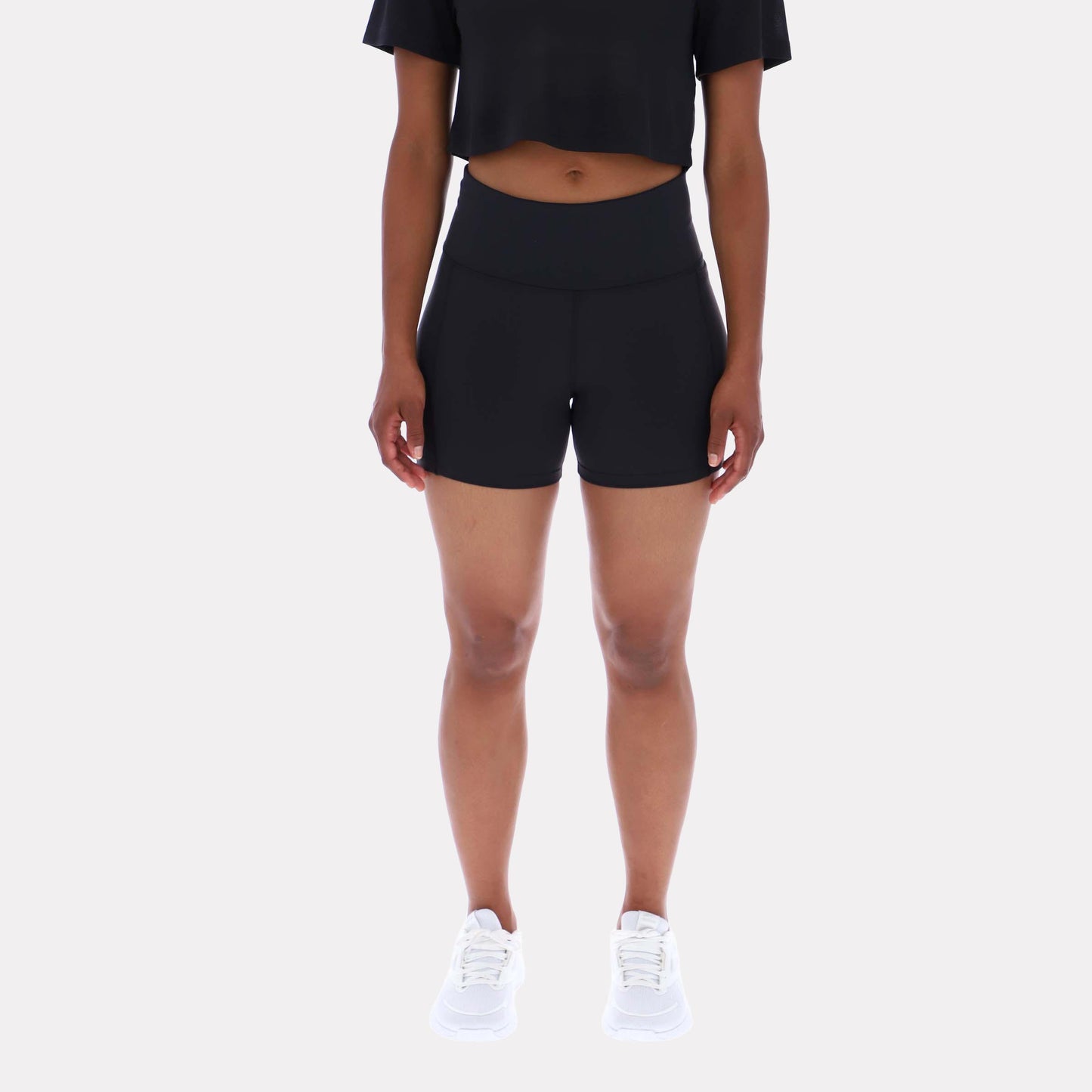 Reebok Apparel Women Lux High-Rise Booty Shorts BLACK