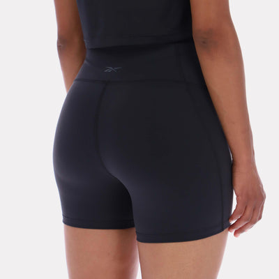 Reebok Apparel Women Lux High-Rise Booty Shorts BLACK