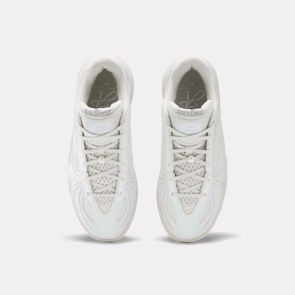 Reebok Footwear Men Angel Reese 1 Basketball Shoes GREY/GREY/WHITE