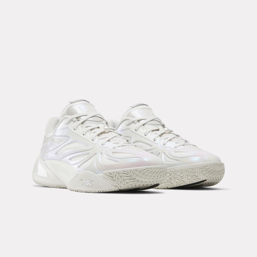 Angel Reese 1　US10.5 Reebok Footwear Men Angel Reese 1 Basketball Shoes GREY/GREY/WHITE