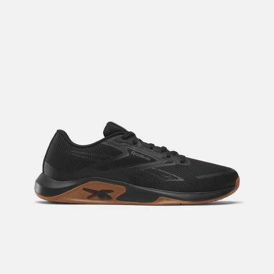 REEBOK FOOTWEAR MEN Nanoflex TR 3 Shoes BLACK/REEBOK LEE 1 GUM/GREY6