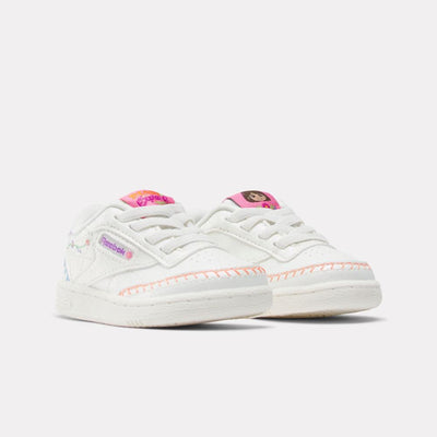 Reebok Footwear Kids Reebok x Dora the Explorer Club C Shoes - Baby & Toddler CHALK/CHALK/DIGITAL PURPLE