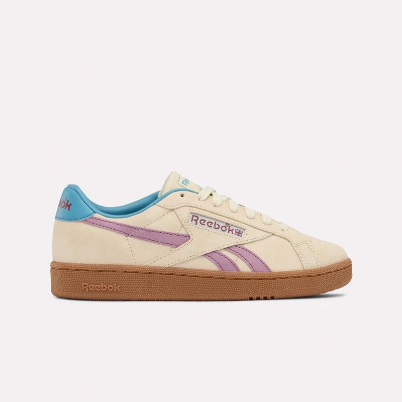 REEBOK FOOTWEAR WOMEN Club C Grounds UK Shoes AGEDBEIGE/BERRYCHILL/GUM