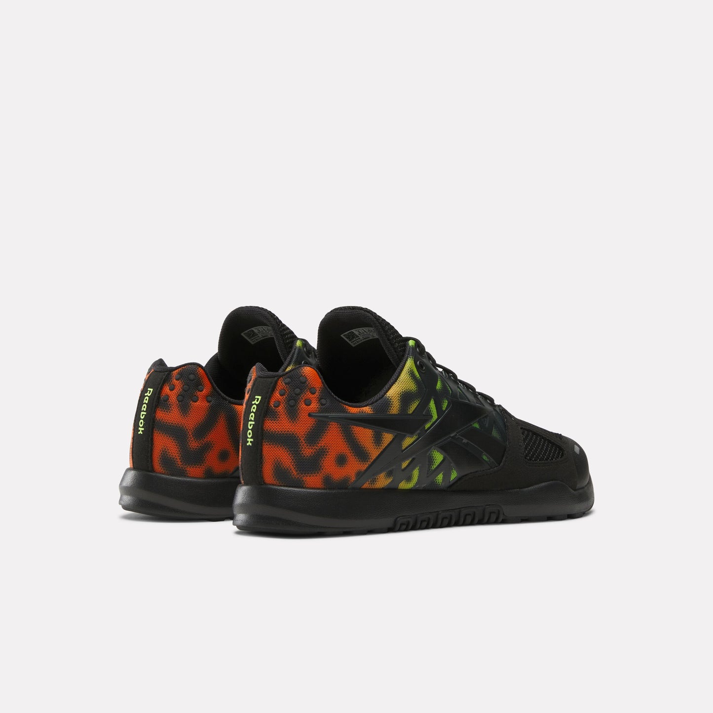 REEBOK FOOTWEAR MEN Nano 2.0 Training Shoes BLACK/ATOMIC TANGERINE