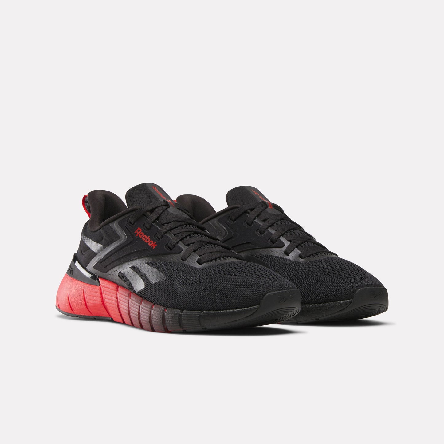 REEBOK FOOTWEAR MEN Nano Gym Training Shoes BLACK/SPORT RED