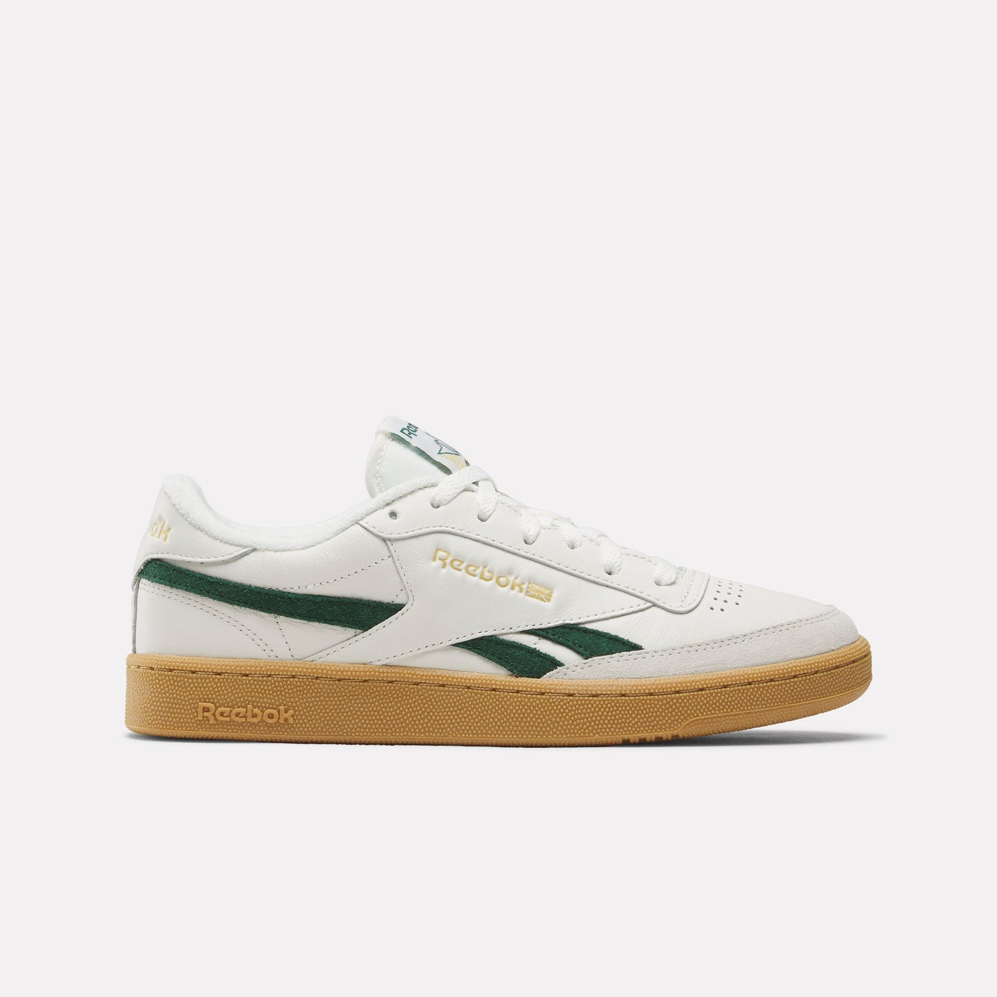 REEBOK FOOTWEAR UNISEX Club C Revenge Vintage Shoes CHALK/DARKGREEN/GUM