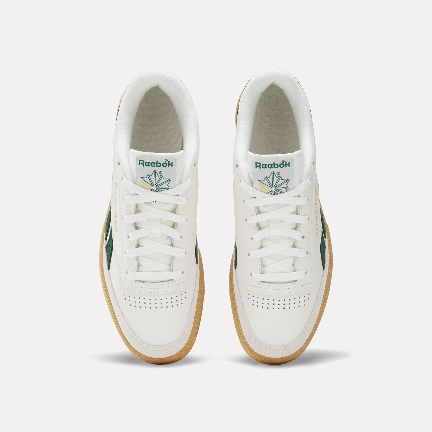 REEBOK FOOTWEAR UNISEX Club C Revenge Vintage Shoes CHALK/DARKGREEN/GUM