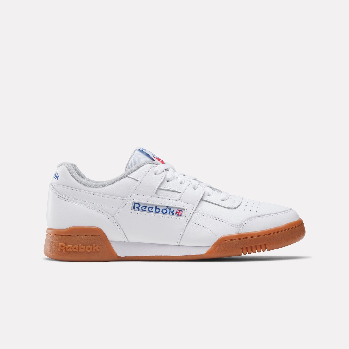 REEBOK FOOTWEAR UNISEX Workout Plus Shoes FTWRWHITE/VECTORBLUE/VECTORRED