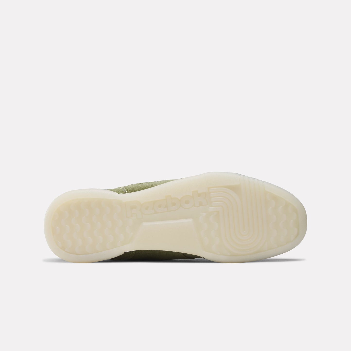 REEBOK FOOTWEAR UNISEX Workout Plus Shoes GRITGREEN/CHALK/ALABASTER