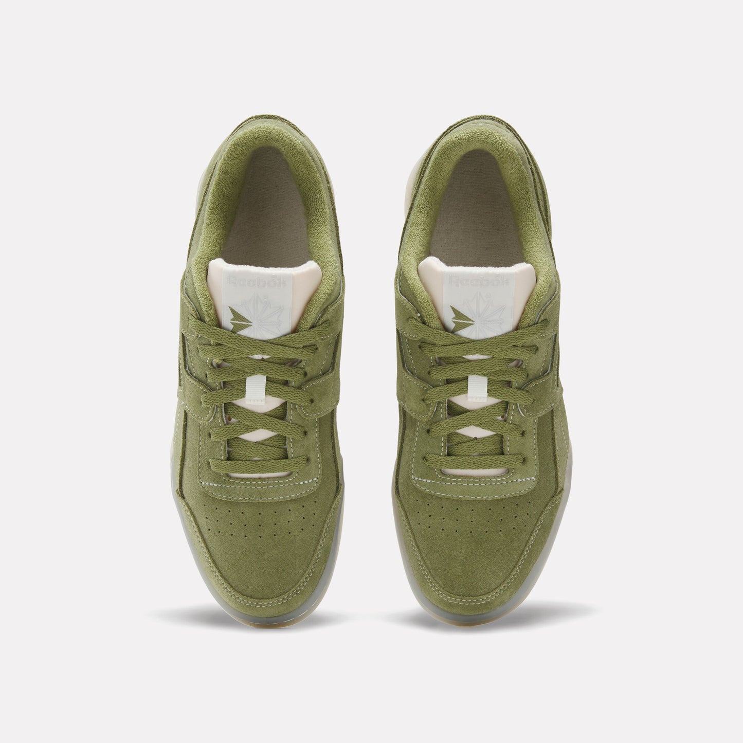 REEBOK FOOTWEAR UNISEX Workout Plus Shoes GRITGREEN/CHALK/ALABASTER