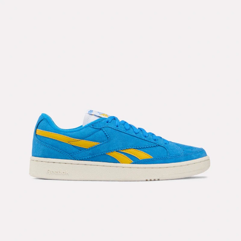 REEBOK FOOTWEAR UNISEX Club C Grounds 70 Shoes VIRTUALBLUE/TROPHYGOLD/FTWRWHI