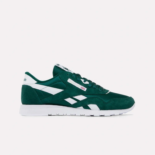 REEBOK FOOTWEAR UNISEX Classic Nylon Shoes METALGREEN/FTWRWHITE/METALGREE