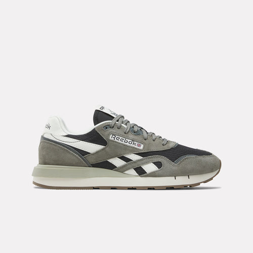 REEBOK FOOTWEAR UNISEX Classic Nylon 89 Shoes BLACK/STILLGREY/CHALK