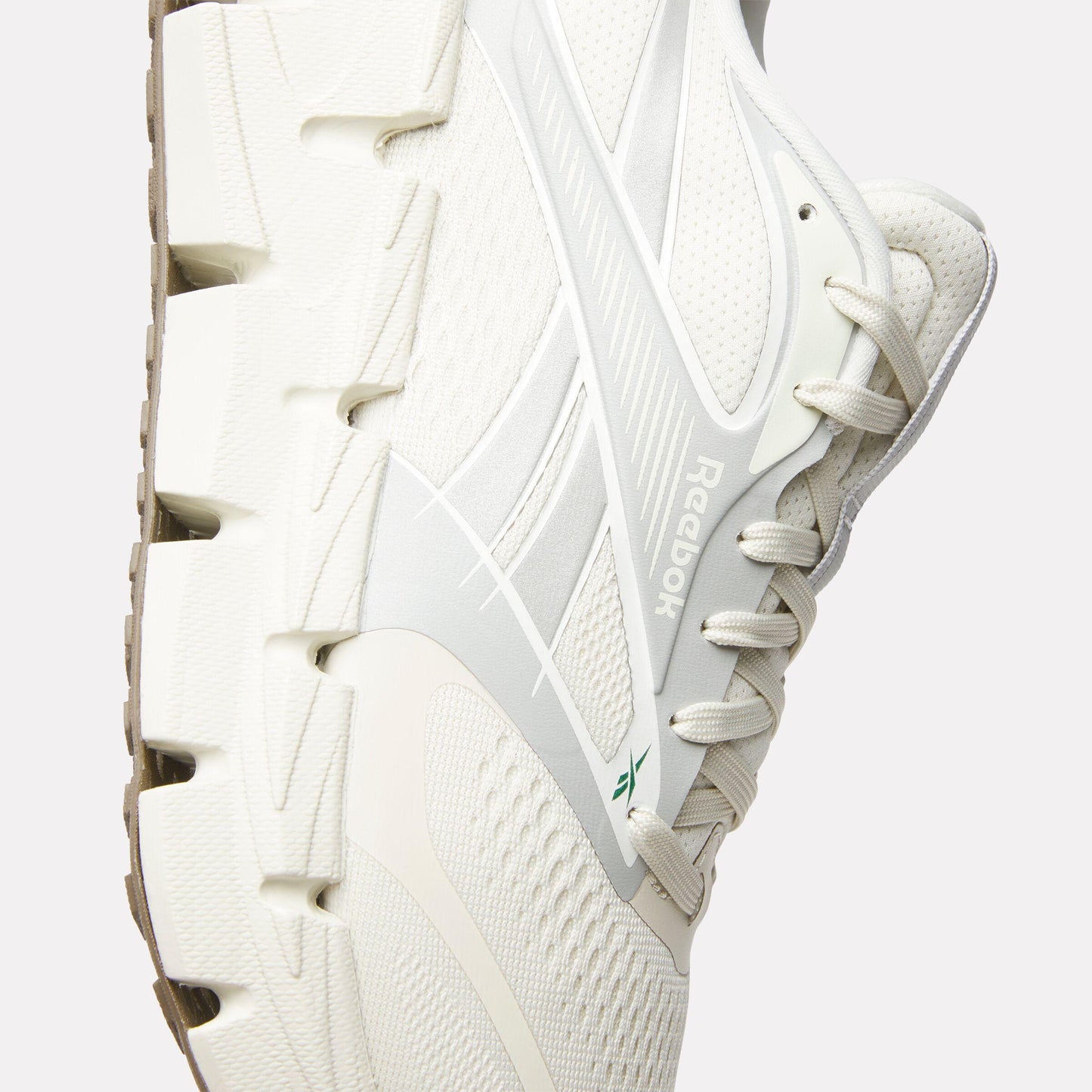 Reebok Footwear Men FloatZig 2 Running Shoes ALABASTER/GREY 1/TREK GREY