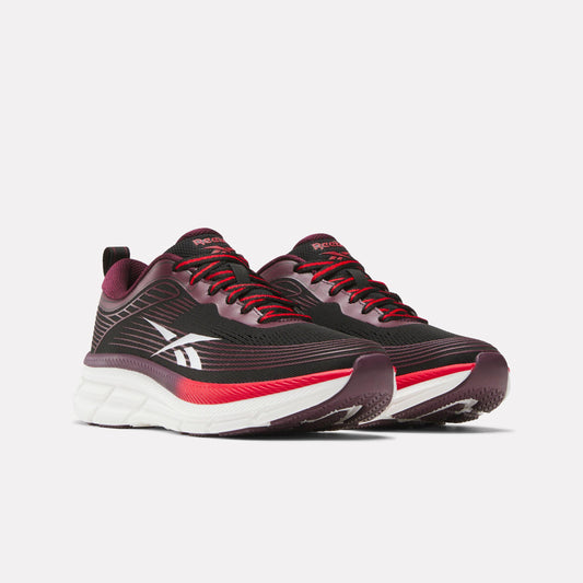 Reebok Footwear Women Road Strider Running Shoes BLACK/BLACK CHERRY/RETRO RED