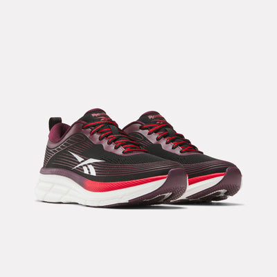 Reebok Footwear Women Road Strider Running Shoes BLACK/BLACK CHERRY/RETRO RED