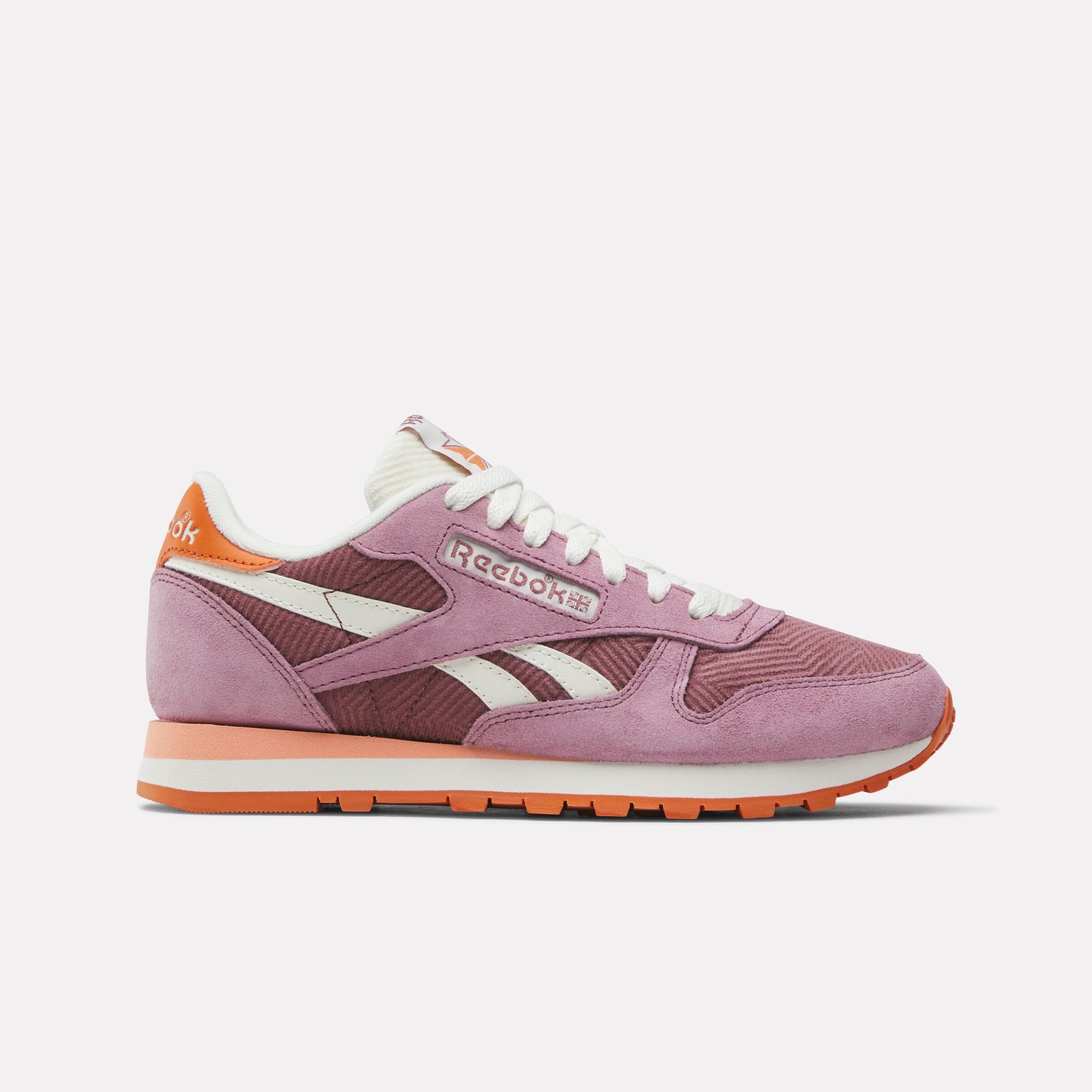 REEBOK FOOTWEAR WOMEN Classic Leather Shoes BLACKBERRY/BERRYCHILL/CHALK