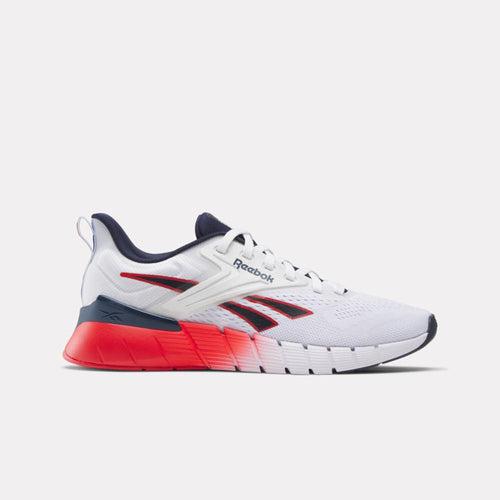 Reebok Footwear Men Nano Gym Training Shoes WHITE/NAVY/RED