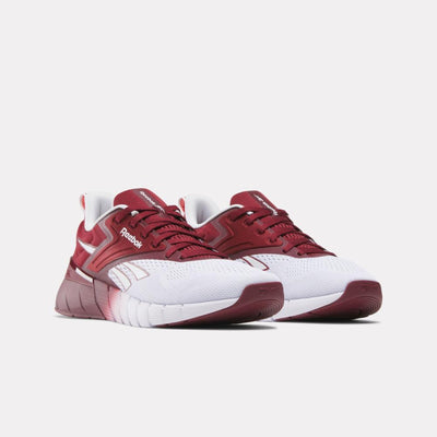 Reebok Footwear Men Nano Gym Training Shoes WHITE/MAROON/MAROON