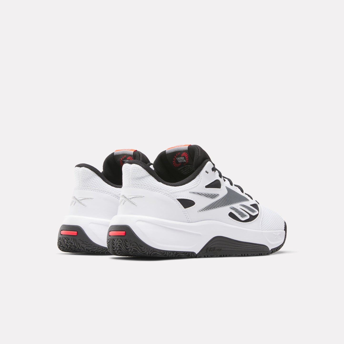 REEBOK FOOTWEAR UNISEX Engine LT Basketball Shoes FTWRWHITE/BLACK/ENERGY RED