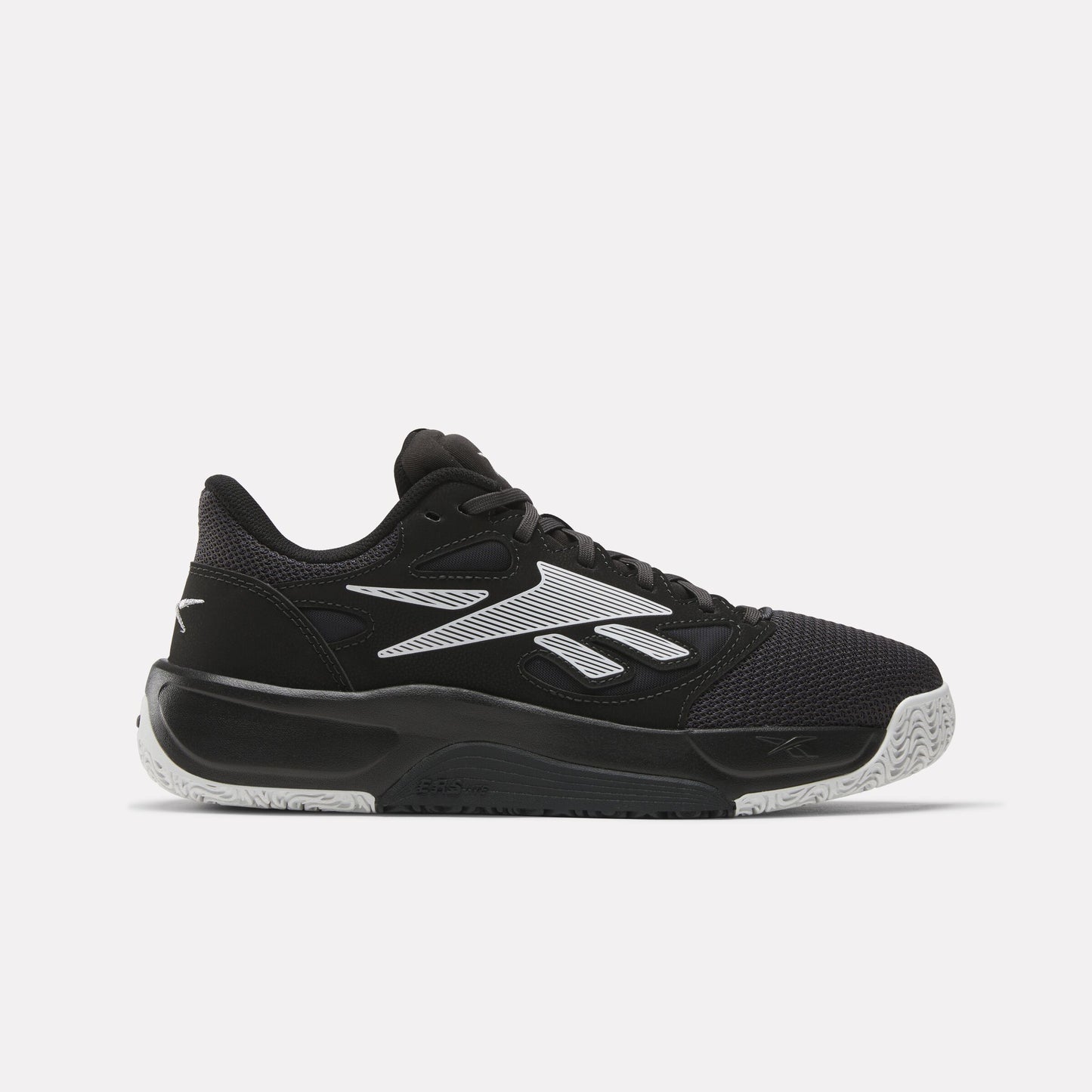 REEBOK FOOTWEAR UNISEX Engine LT Basketball Shoes BLACK/WASHED BLACK/BARELY GREY