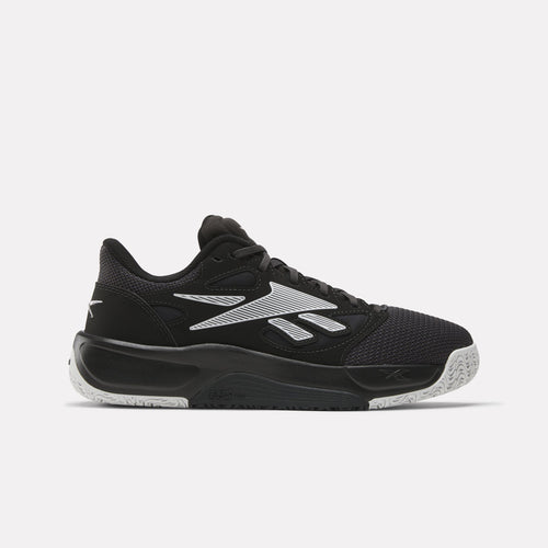 REEBOK FOOTWEAR UNISEX Engine LT Basketball Shoes BLACK/WASHED BLACK/BARELY GREY