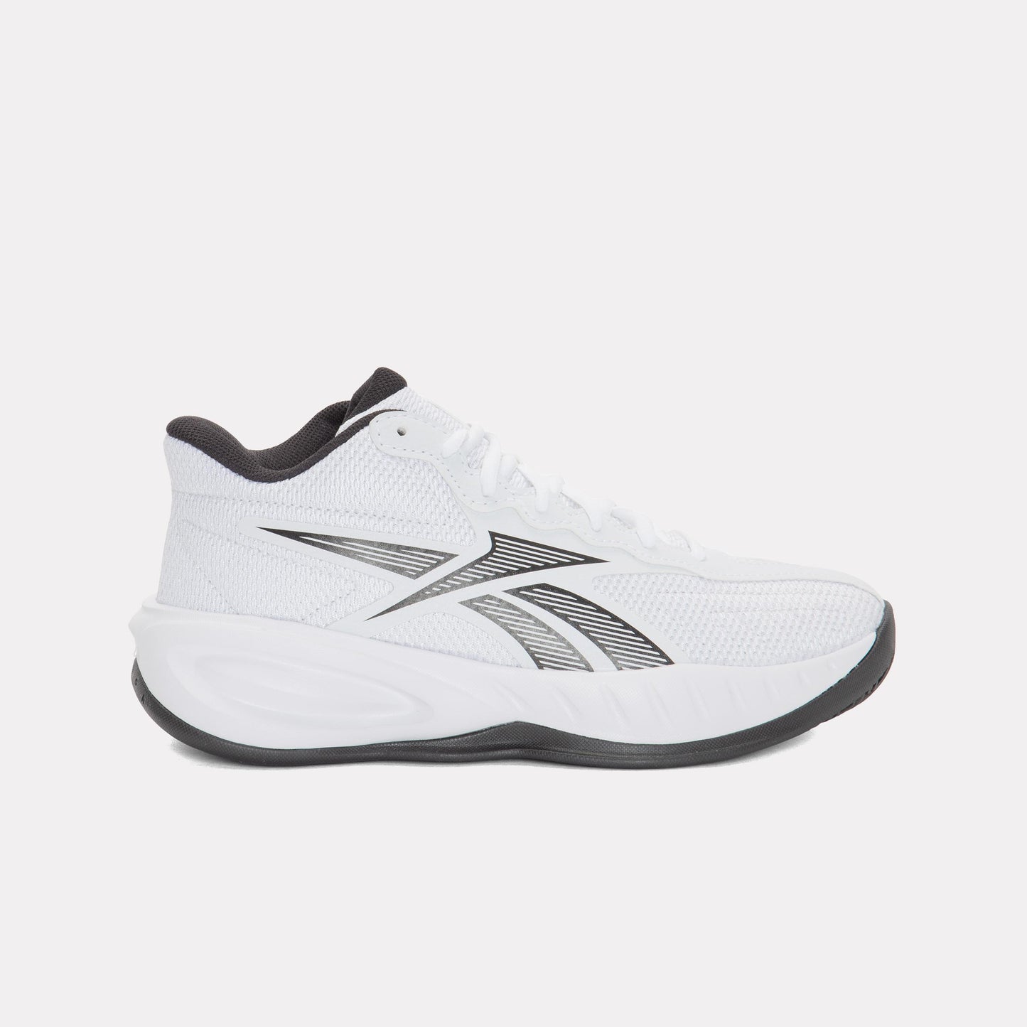 Reebok Footwear Kids Press Basketball Shoes - Grade School WHITE/CORE BLACK/BARELY GREY