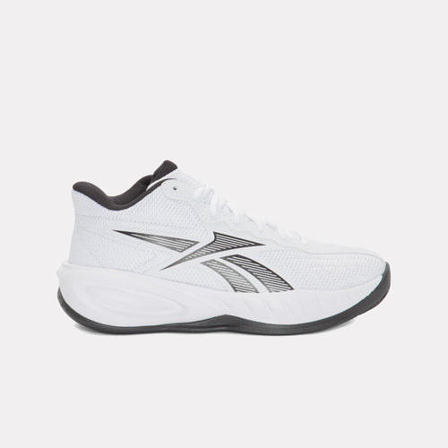Reebok Footwear Kids Press Basketball Shoes - Grade School WHITE/CORE BLACK/BARELY GREY