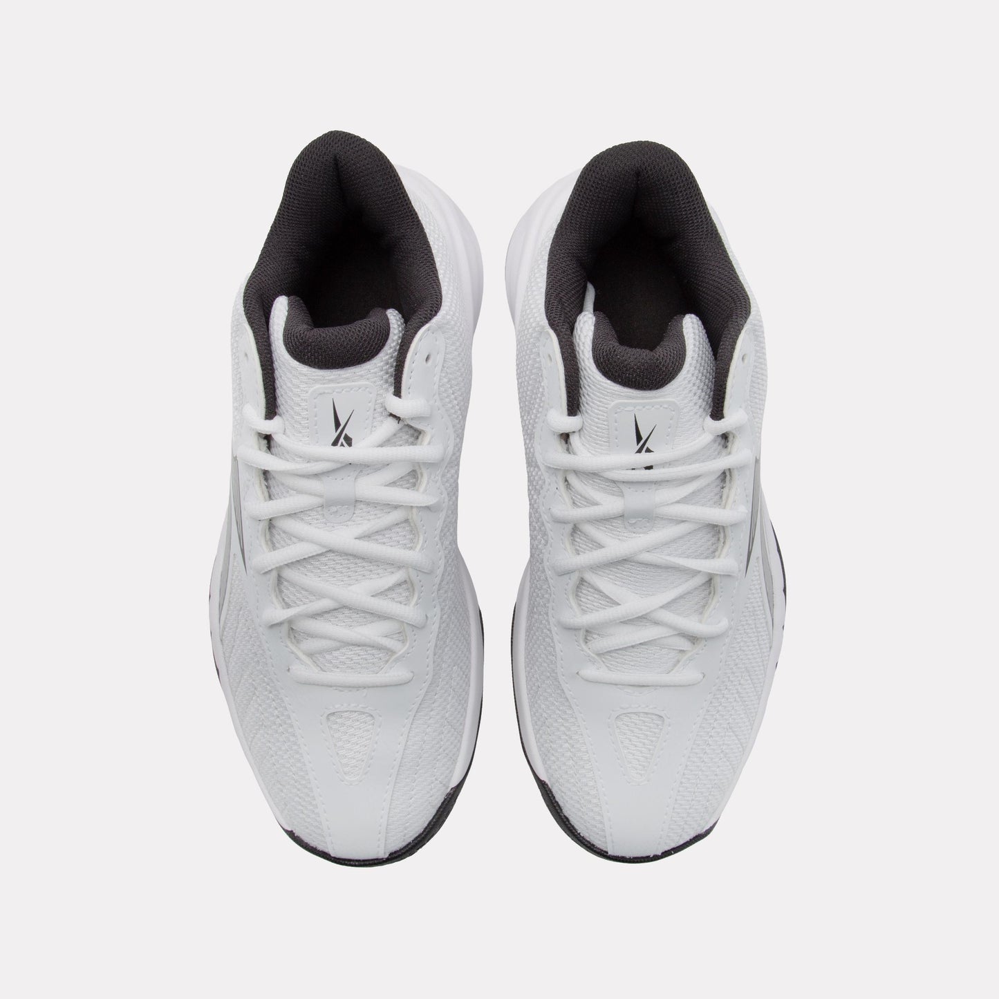 Reebok Footwear Kids Press Basketball Shoes - Grade School WHITE/CORE BLACK/BARELY GREY