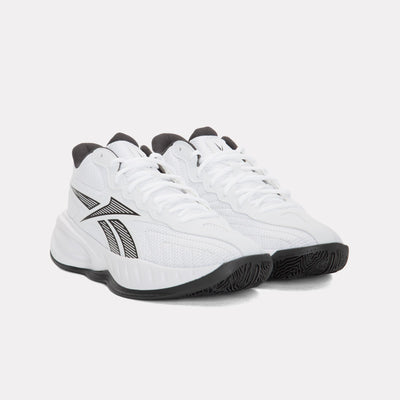Reebok Footwear Kids Press Basketball Shoes - Grade School WHITE/CORE BLACK/BARELY GREY