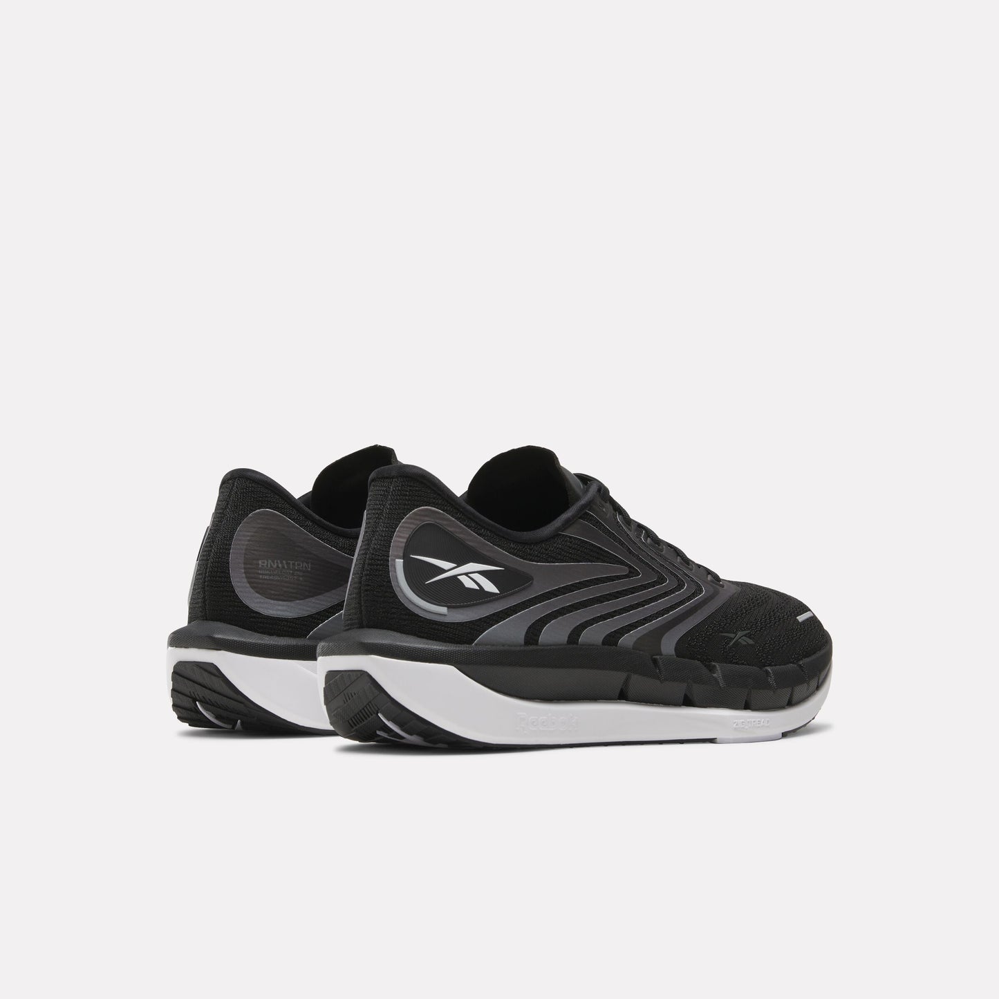 REEBOK FOOTWEAR MEN Floatzig Tread Running Shoes BLACK/WHITE