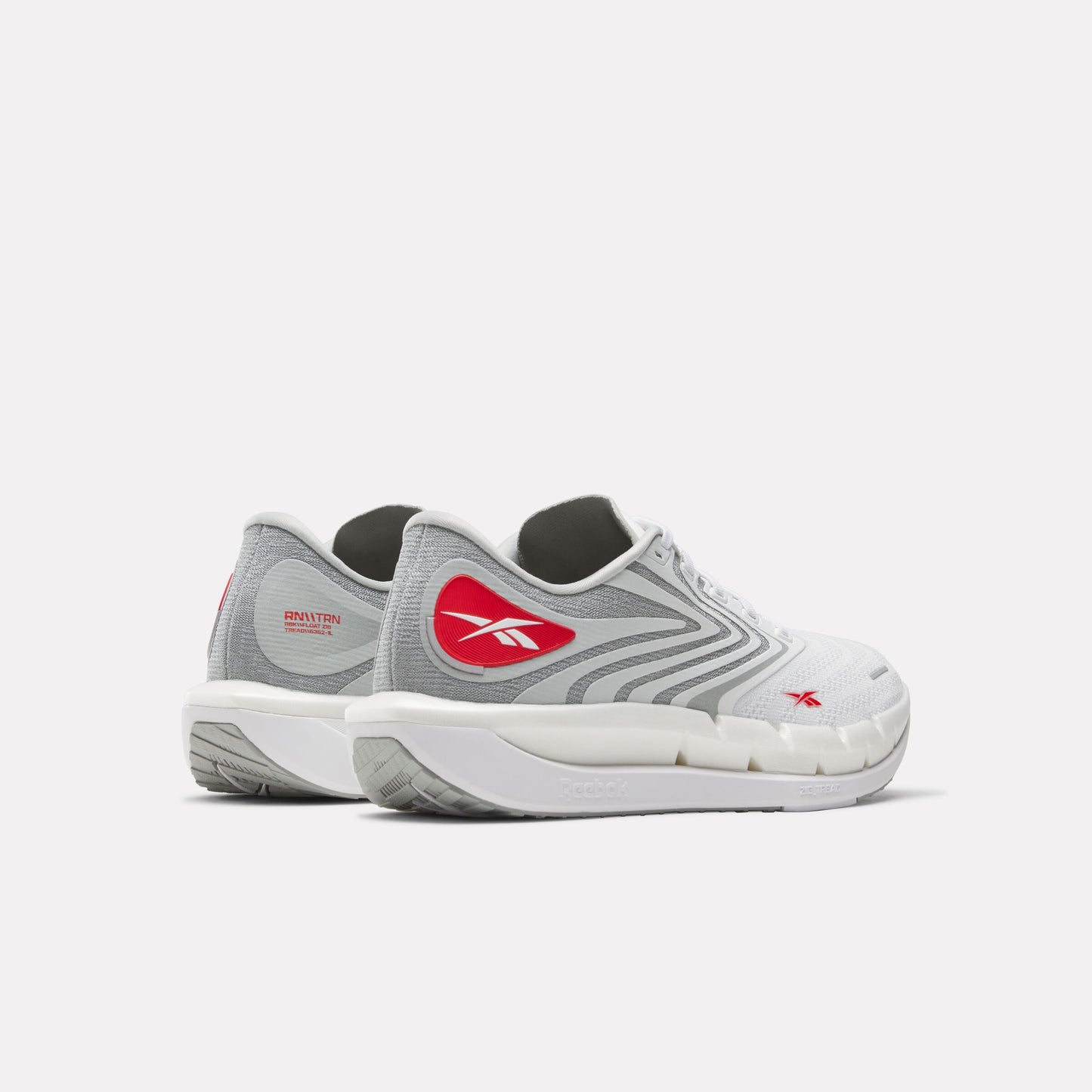 REEBOK FOOTWEAR MEN Floatzig Tread Running Shoes WHITE/BLACK