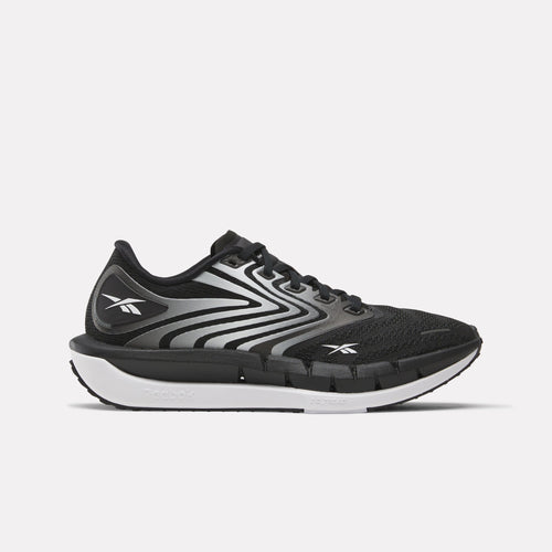 REEBOK FOOTWEAR WOMEN Floatzig Tread Running Shoes BLACK/WHITE/BLACK