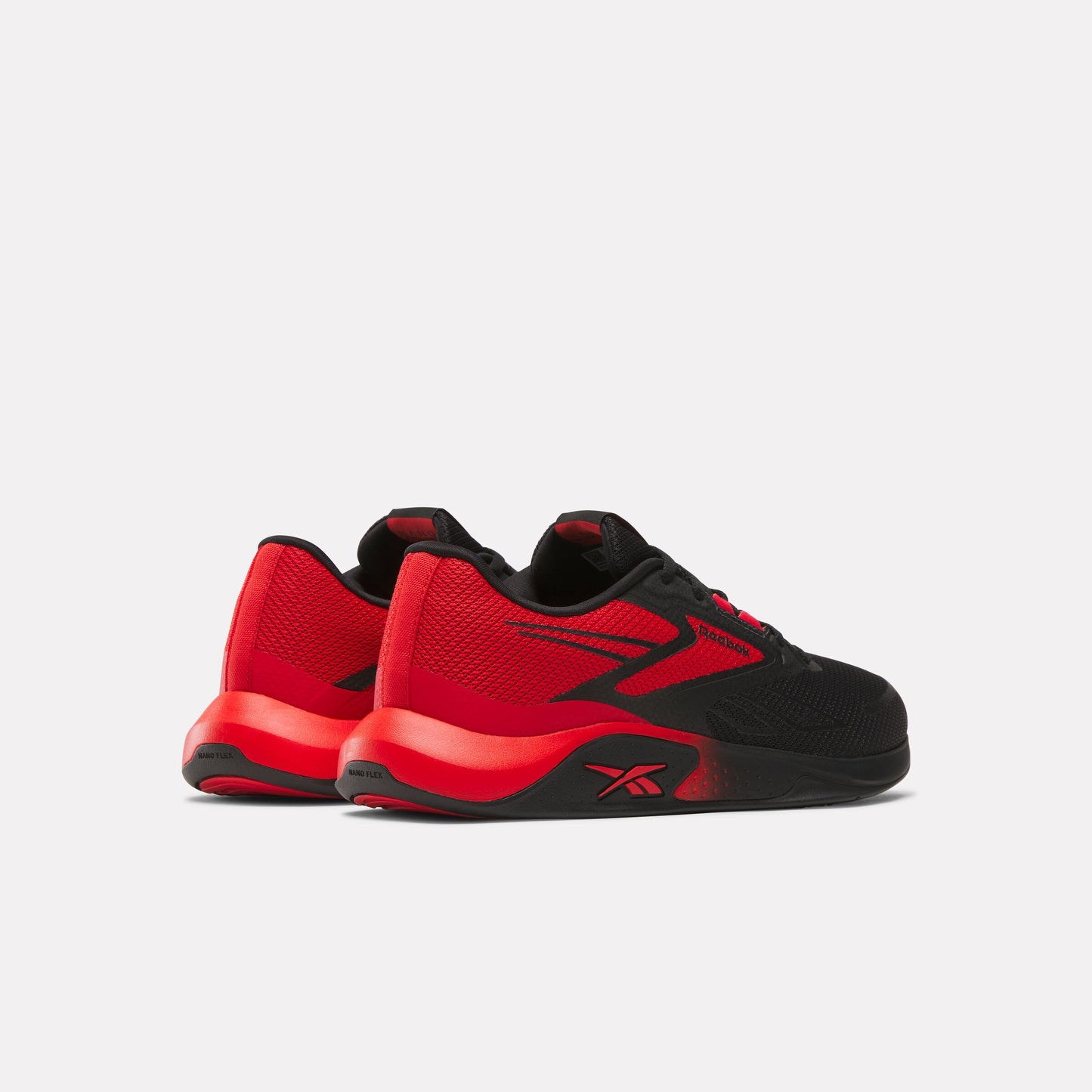 REEBOK FOOTWEAR MEN Nanoflex TR 3 Shoes BLACK/SPORT RED
