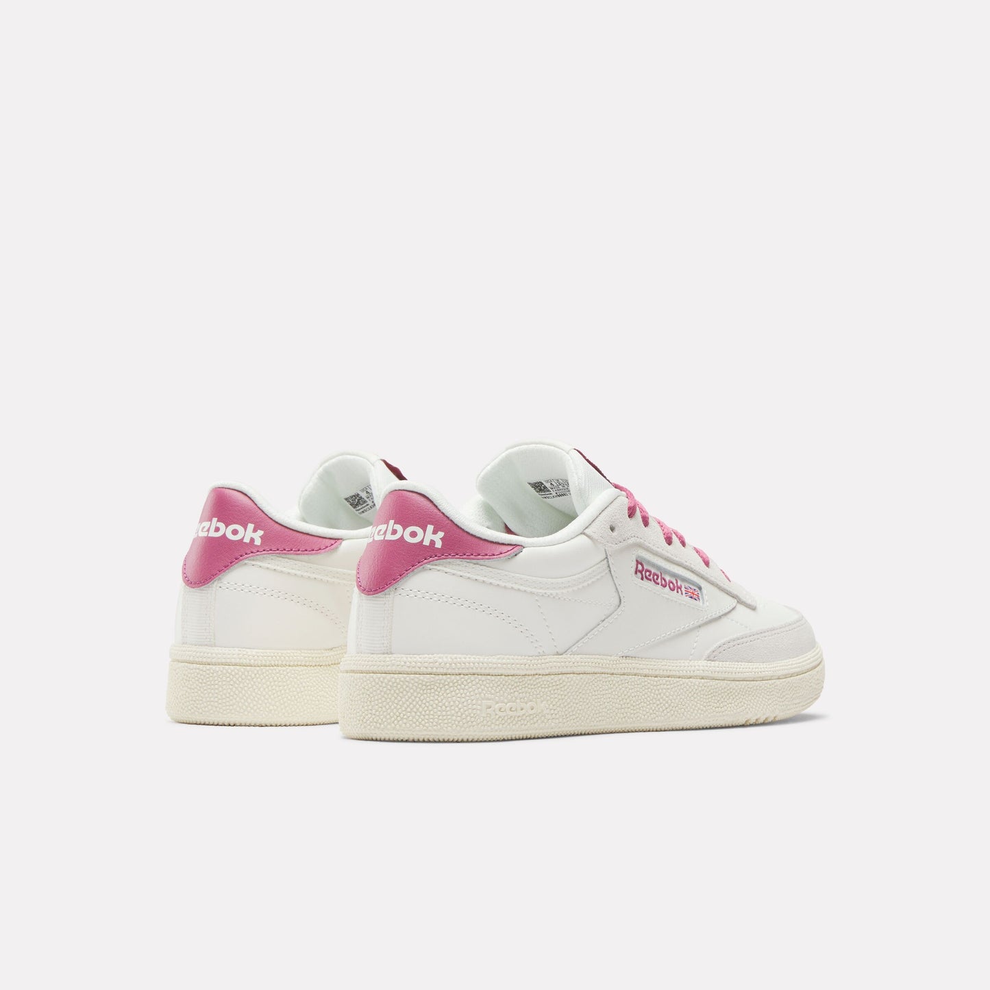 REEBOK FOOTWEAR KIDS Club C Shoes - Grade School CHALK/ STUDIO PINK