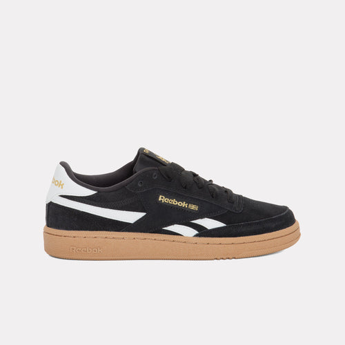 Reebok Footwear Kids Club C Revenge Shoes - Grade School BLACK/WHITE/GOLD