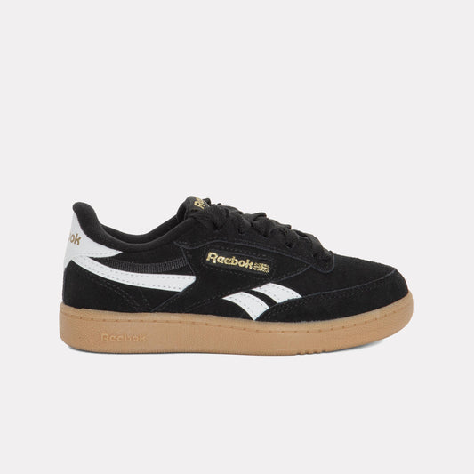 Reebok Footwear Kids Club C Revenge Shoes - Pre-School BLACK/WHITE/GOLD