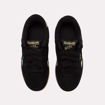 Reebok Footwear Kids Club C Revenge Shoes - Pre-School BLACK/WHITE/GOLD