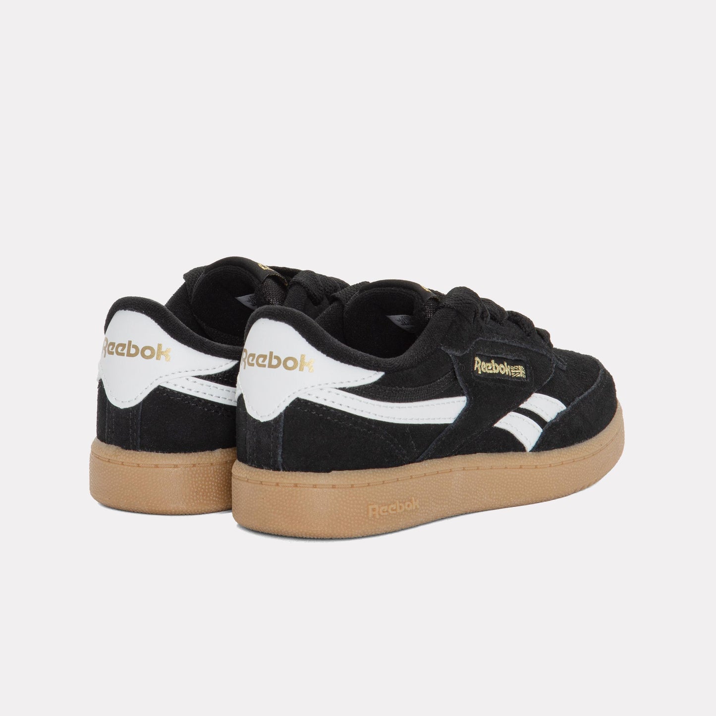 Reebok Footwear Kids Club C Revenge Shoes - Pre-School BLACK/WHITE/GOLD