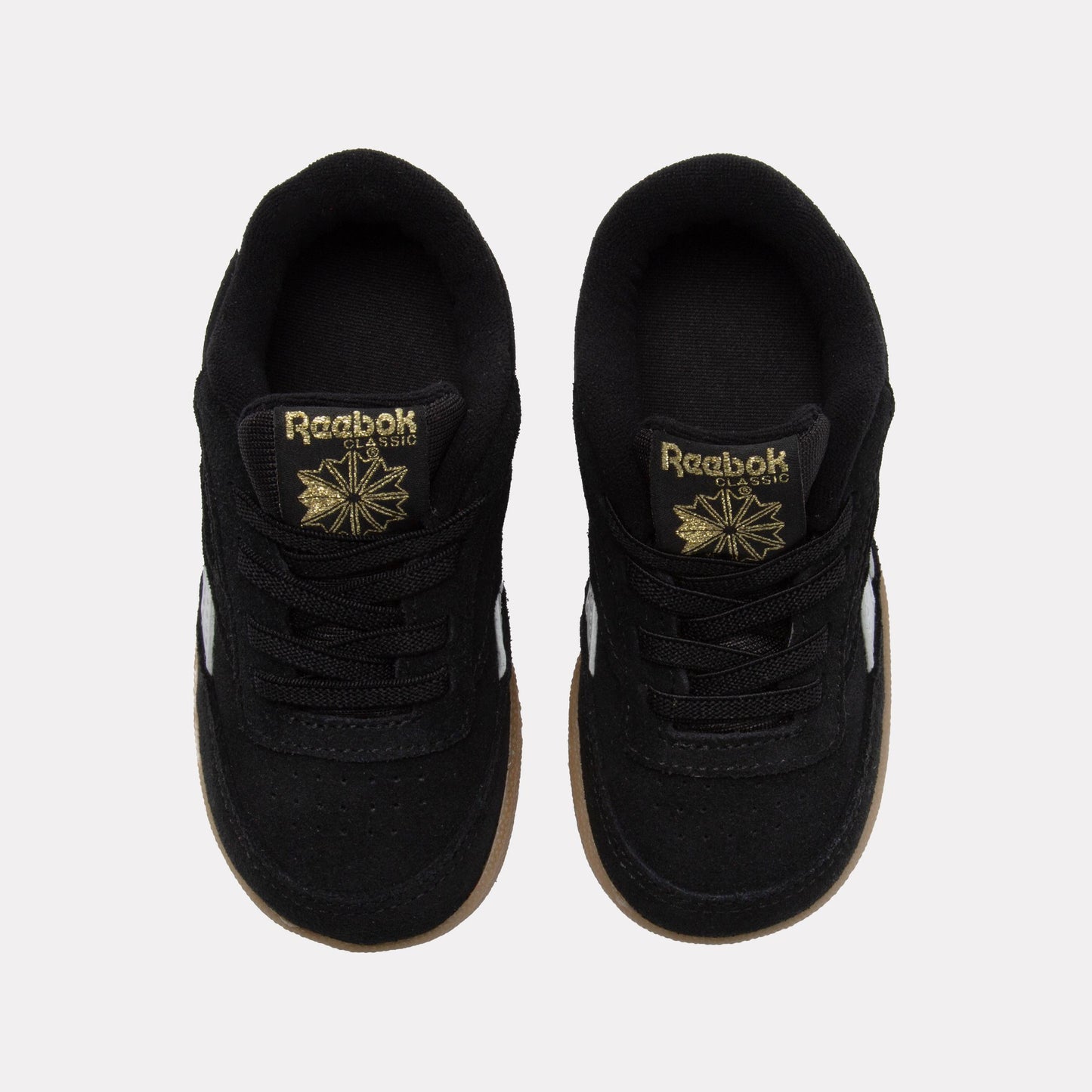 Reebok Footwear Kids Club C Revenge Shoes – Baby & Toddler BLACK/WHITE/GOLD