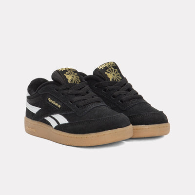 Reebok Footwear Kids Club C Revenge Shoes – Baby & Toddler BLACK/WHITE/GOLD