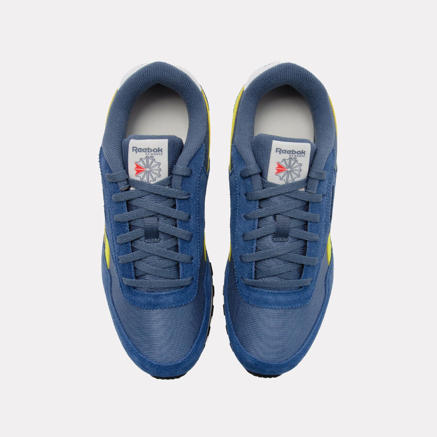 Reebok Footwear Kids Classic AZ Shoes – Grade School SHADOW/BATIK BLUE/SOLAR ACID Y