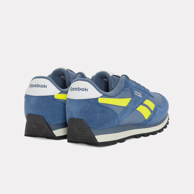 Reebok Footwear Kids Classic AZ Shoes – Grade School SHADOW/BATIK BLUE/SOLAR ACID Y