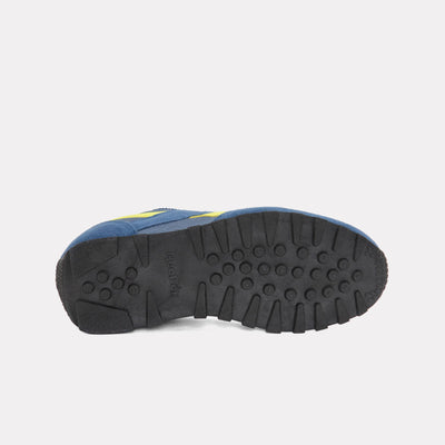 Reebok Footwear Kids Classic AZ Shoes – Grade School SHADOW/BATIK BLUE/SOLAR ACID Y