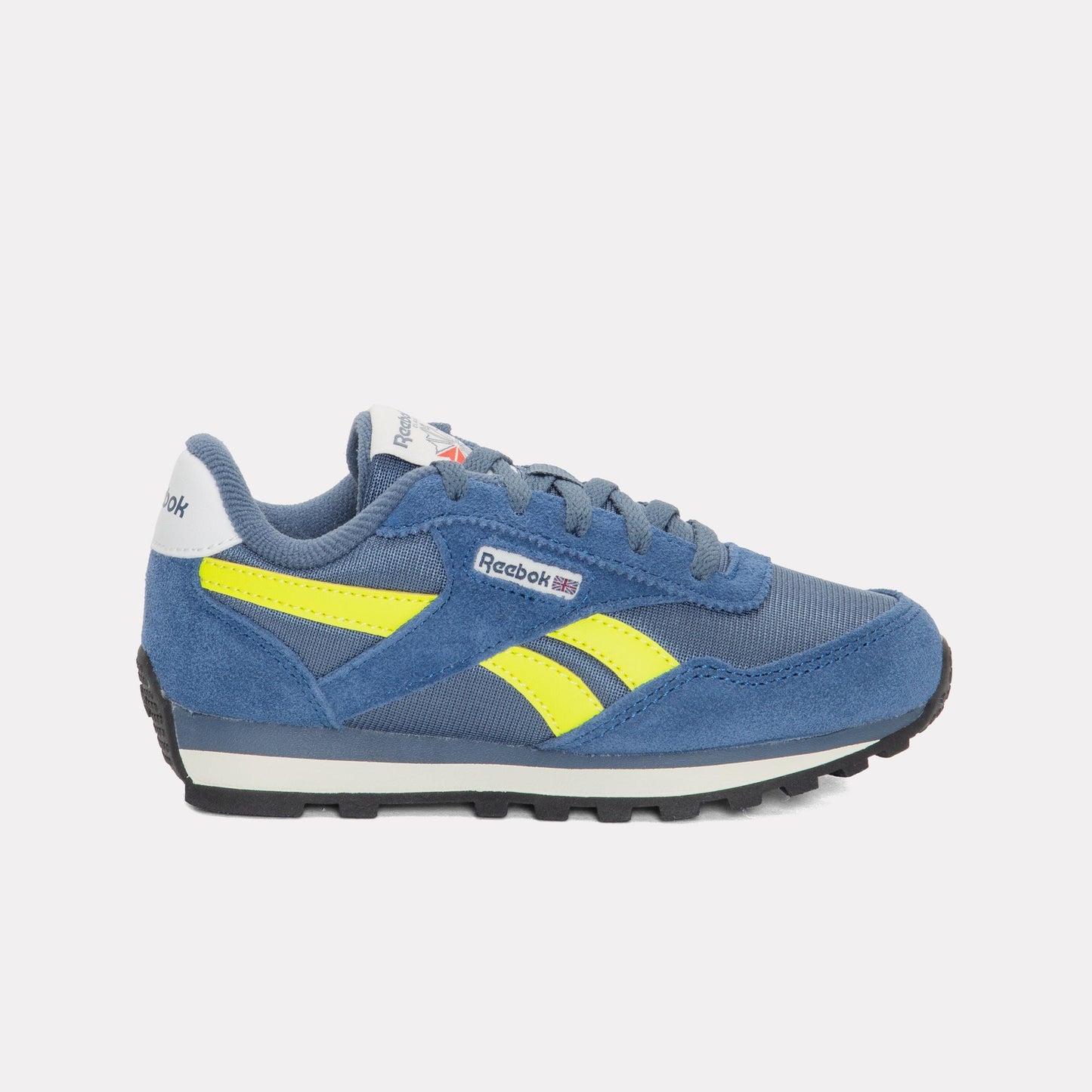 Reebok Footwear Kids Classic AZ Shoes – Pre-School SHADOW/BATIK BLUE/SOLAR ACID Y