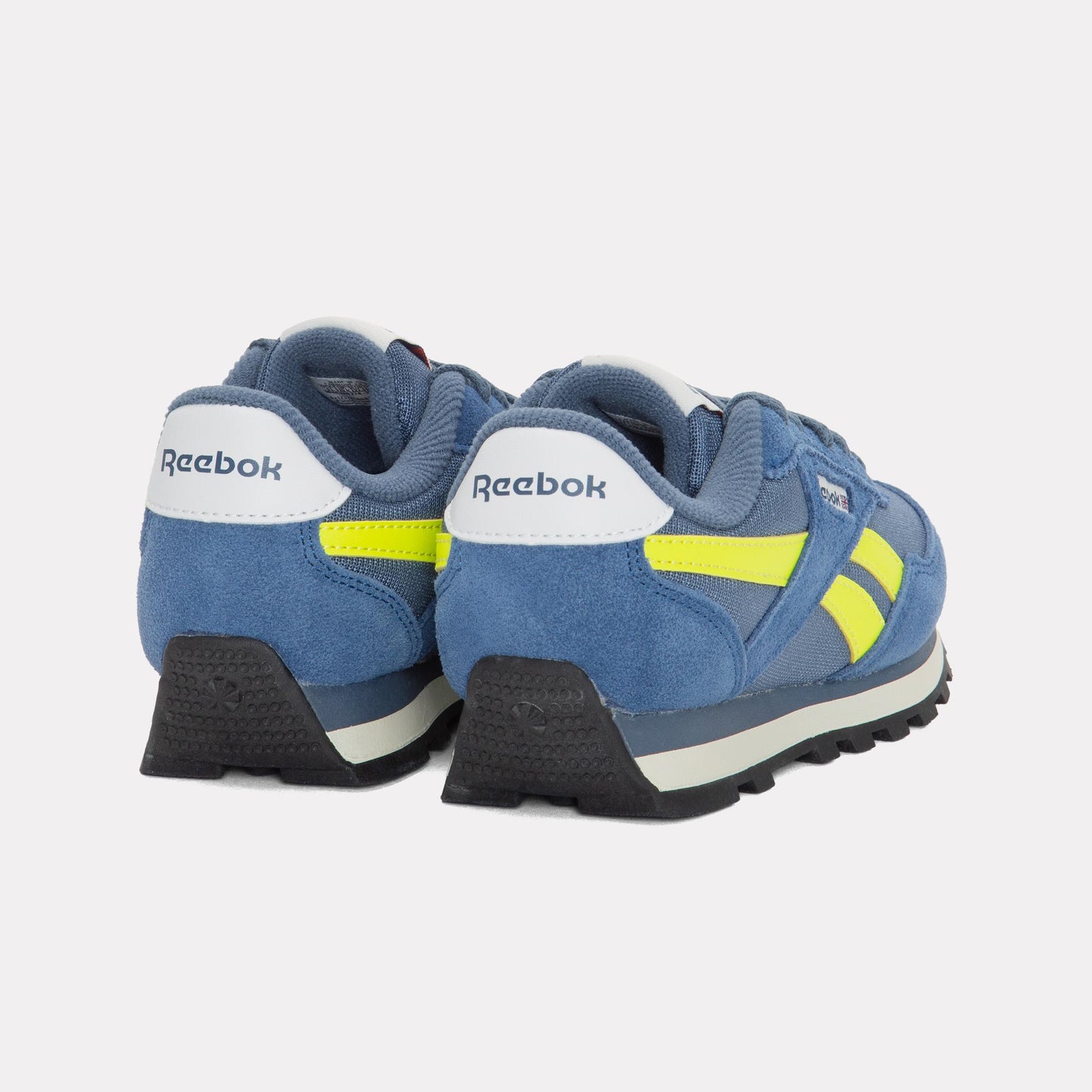 Reebok Footwear Kids Classic AZ Shoes – Pre-School SHADOW/BATIK BLUE/SOLAR ACID Y