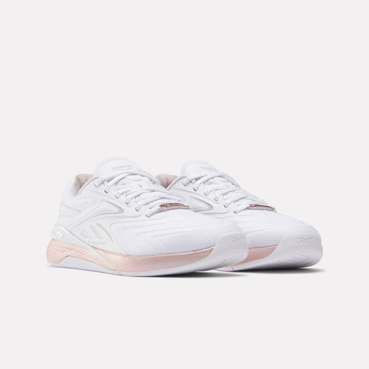 REEBOK FOOTWEAR WOMEN NANO X5 EDGE WOMEN WHITE/MUTED MAUVE