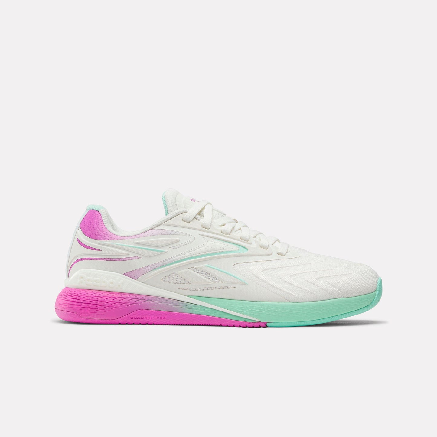Reebok Footwear Women Nano X5 Edge Training Shoes CHALK/VIRTUAL PINK/ATOMIC AQUA