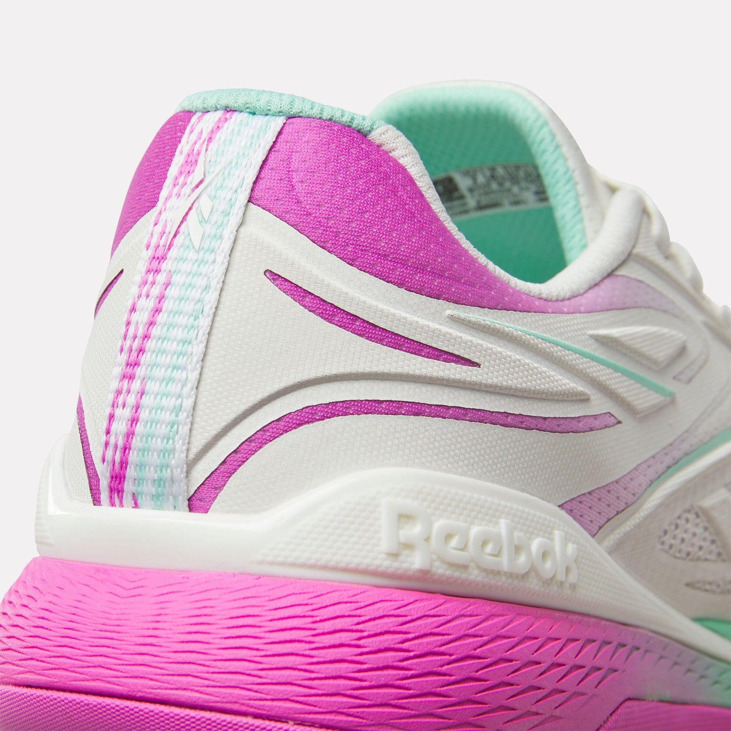 Reebok Footwear Women Nano X5 Edge Training Shoes CHALK/VIRTUAL PINK/ATOMIC AQUA